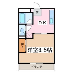 クロックパレスの物件間取画像